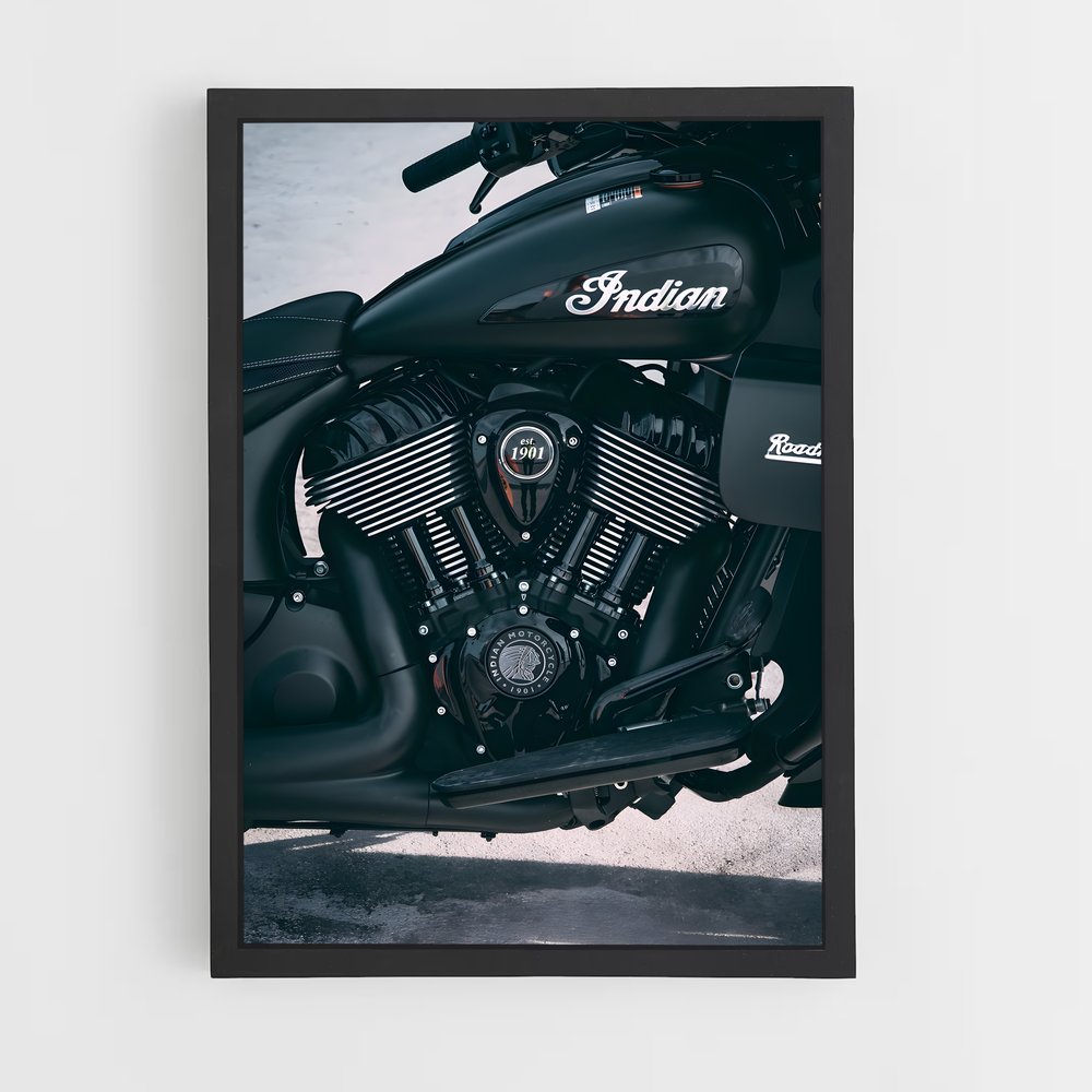 Poster magnifique moto indienne – affiche Indian Motorcycle (vue 2)